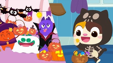 Baby Kitten Loves Halloween Candy | Halloween Songs | Good Habits | Kids Songs | BabyBus