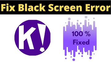 Fix Kahoot Black Screen Error Problem Solved in Android & Ios - Kahoot screen issue solved