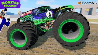 Monster Jam INSANE Racing, Freestyle and High Speed Jumps #22 | BeamNG Drive