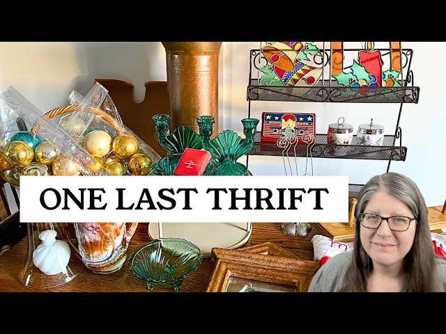 Closing Out the Year Thrifting | Vintage Finds & Booth Restock