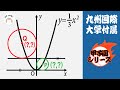 放物線と２つの円　中心の座標は？　九州国際大付属