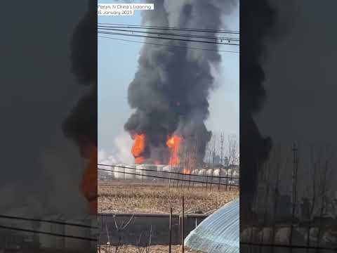 Fire rages at N China's Panjin chemical plant; several missing