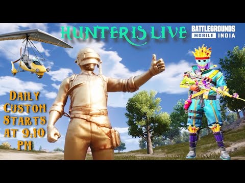 Hunter-is-Live-Now-in-Hunter-X-Gaming-#BGMI-Custom-#Hunt