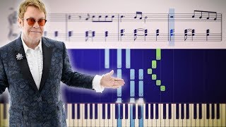 Bennie And The Jets (Elton John) - Piano Tutorial + SHEETS chords