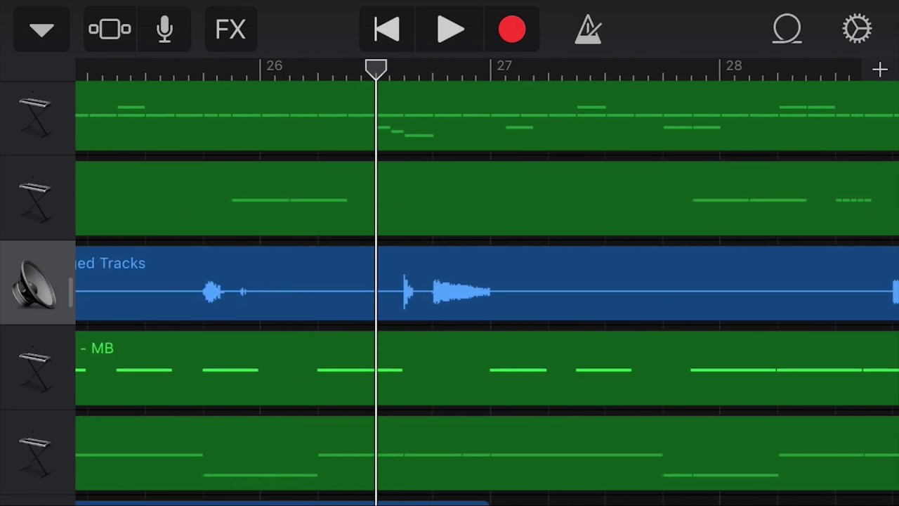 how to make a fire beat on garageband