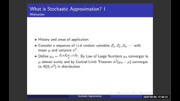 Stochastic Approximation: An Introduction