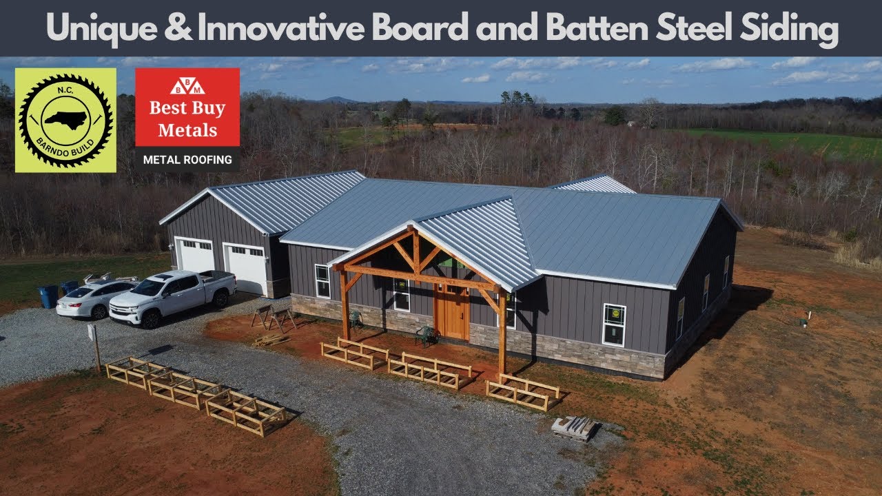 Монтаж сайдинга с использованием стальных досок и рейковых клипс