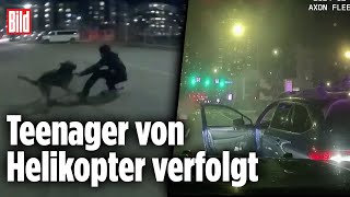 Bewaffnet stehlen sie ein Auto: Polizeihund jagt Klau-Kinder