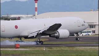 JASDF BoeingKC-767J Touch&go→landing at Nagoya Komaki airport (plane spotting NKM)