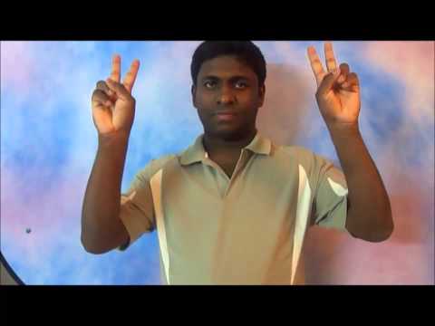 தமிழ் சைகை மொழி Tamil Sign Language #1