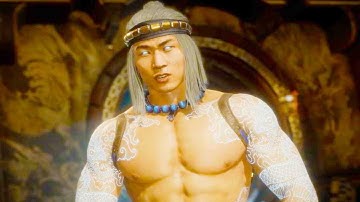 Mortal Kombat 11 PC - Fire God Liu Kang Performs Intro Dialogues Vs All MK11 Characters