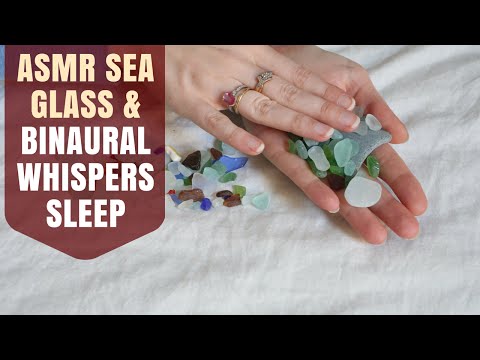 Binaural Sea Glass Collection ~ ASMR Ear To Ear Whispering For Relaxation & Sleep!