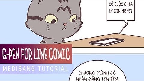 [Medibang Paint Pro desktop version how to] G-pen for inking comic and Announcement