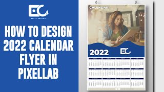 How to design 2022 CALENDAR FLYER in PixelLab | PixelLab Editing | PixelLab Tutorial #2022calendar screenshot 2