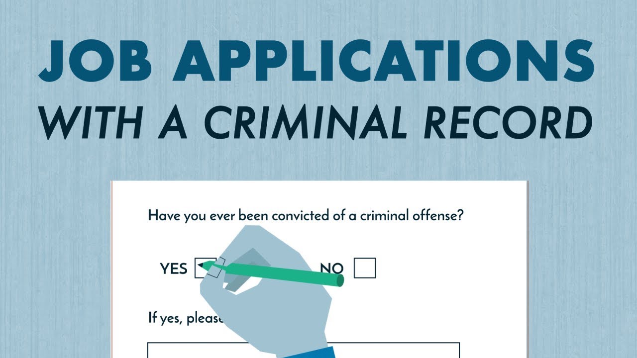 ⁣Applying for a Job with a Criminal Record