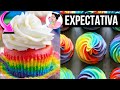 CUPCAKES de ARCOIRIS (rainbow): Expectativa vs realidad- Caro Trippar