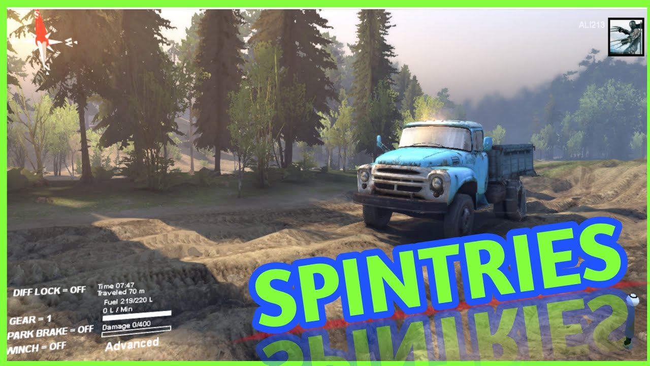 Spintires gameplay 2021 || coast map || Spintries (PC with HD)