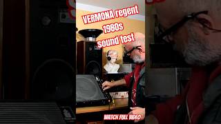 #1980s VERMONA #regent #active #speaker #box #sound #test @Angelicaaudio