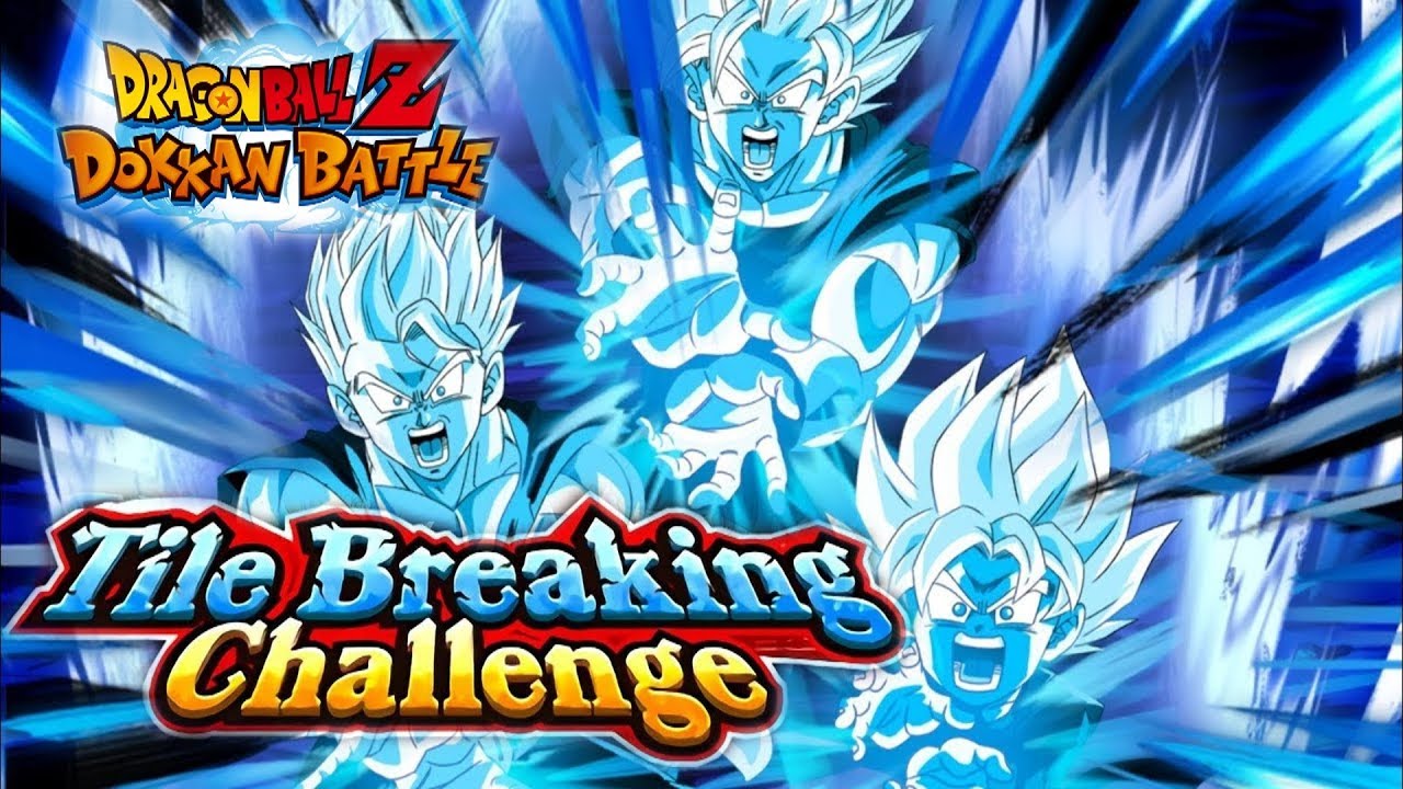 EASY! LR GOBROS try The TILE CHALLENGE Hybrid Saiyans Edition Dokkan Battle