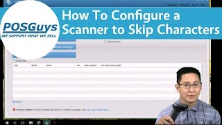 POSGuys How To: Configure a Barcode Scanner to Skip Character Patterns