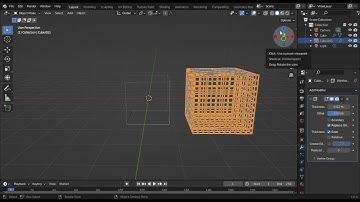 how to create steel net using blender || blender wireframe modifier