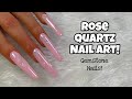 Rose Quartz Hard Gel Nails! | Blingline | Nail Sugar