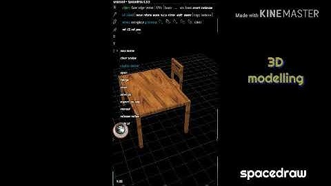 3D modelling spacedraw