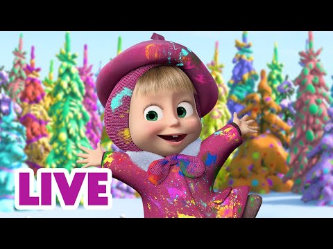 🔴 LIVE <strong>STREAM</strong> 👱‍♀️🐻 숲속 무지개 🖼️👩‍🎨 <strong>Masha</strong> and the Bear