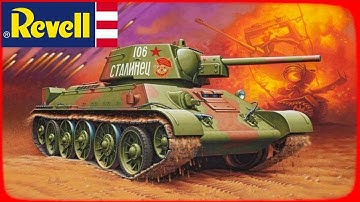 FULL VIDEO BUILD REVELL 1/35 T-34/76 (Model 1943)