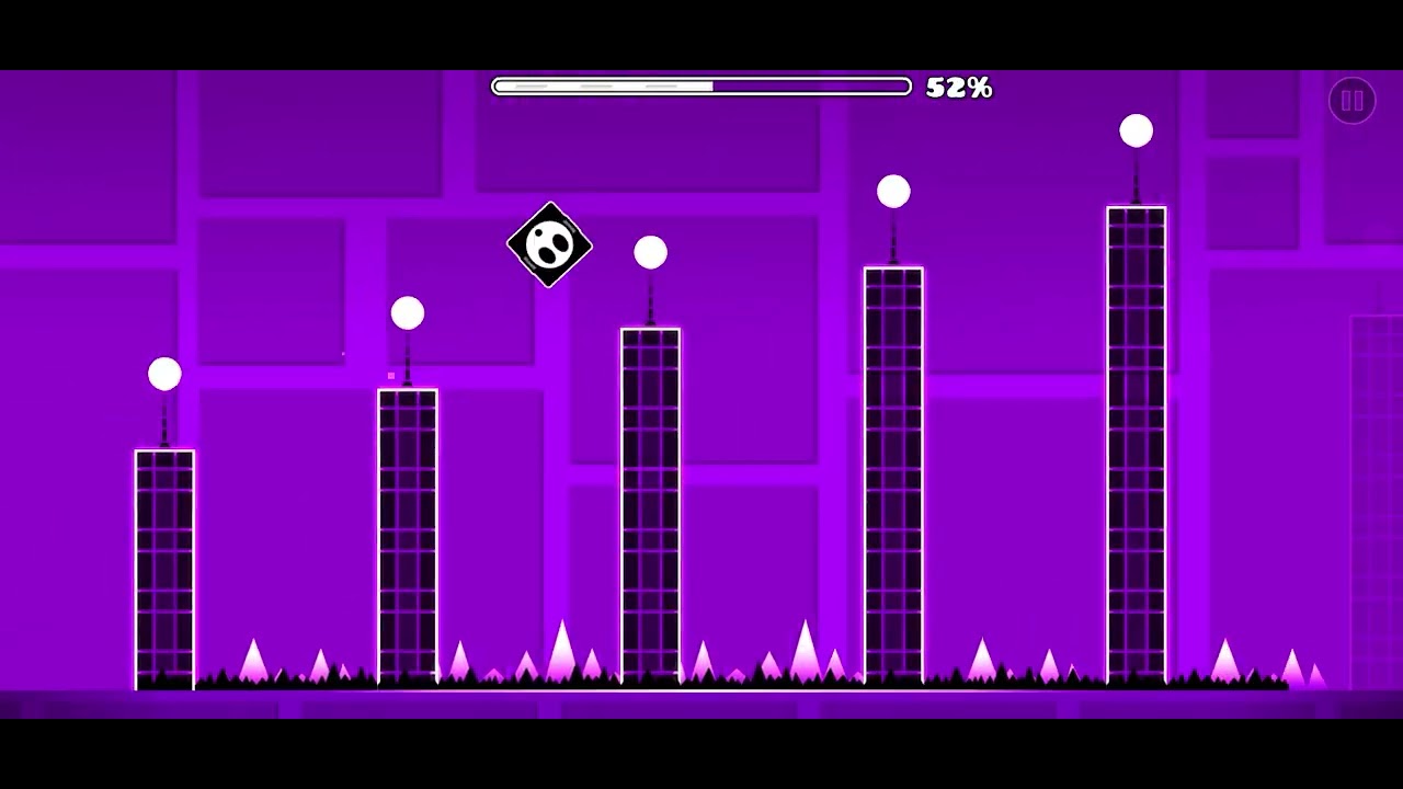 Geometry dash Gameplay Level 1 - Stereo Madness 100% accuracy all 3 ...