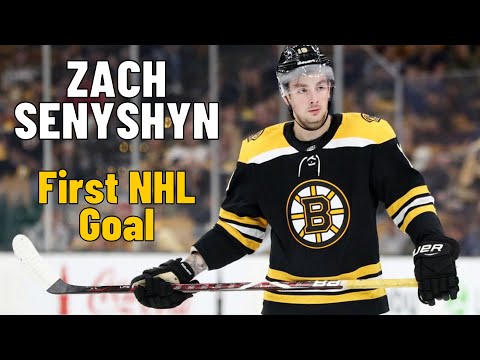 Zach Senyshyn #19 (Boston Bruins) first NHL goal 04/04/2019