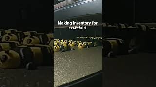 making inventory for craft fair