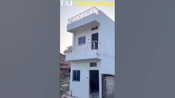 balcony butter fly design steel railing Taj fabrication Short video