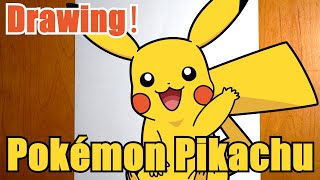 How to Draw Pokémon Pikachu in 10 Minutes | Easy Line Art for Kids
