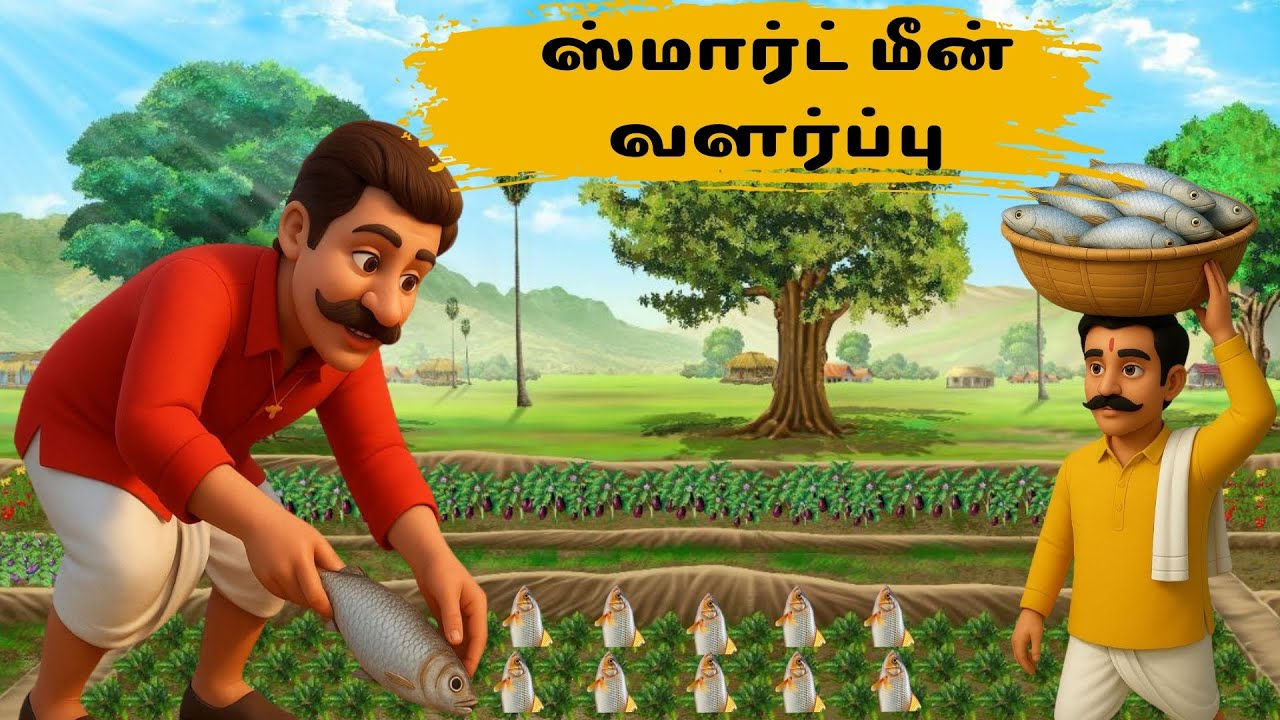 ஸ்மார்ட் மீன் வளர்ப்பு – ஊக்கமளிக்கும் தமிழ் நெறிக் கதை | Chotu Mama Stories Tamil