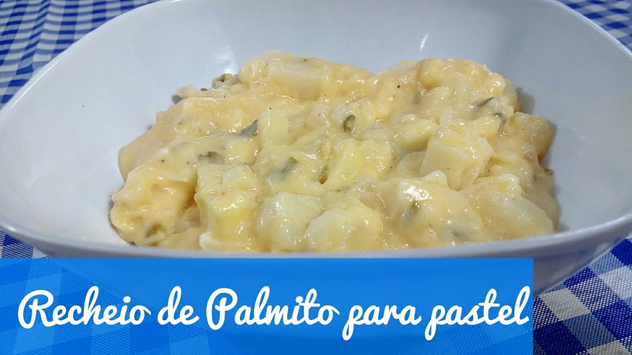 Recheio de Palmito para pastel