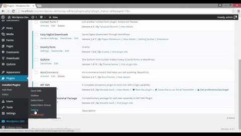 Install WP SMS Pro Package