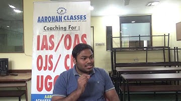 OAS 2017 RANK 20 ABHISEK DASH - AAROHAN CLASSES- 9437002210