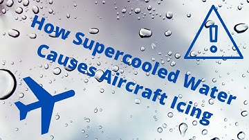 How Supercooled Liquid Water Causes Aircraft Icing: Demo Aviation Meteorology Ice & Chemistry