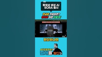 한글로 작업하면  영어로 하면 이렇게 | 리뷰 | OpenAI Sora(동영상 생성 AI) 사용법 및 후기 | 241213