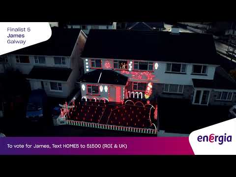 'HOME 5' James | Energia's Ireland’s Most Christmassy Home 2021