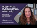 Whisper Report: What’s one casino innovation you wish existed today? TBW2107