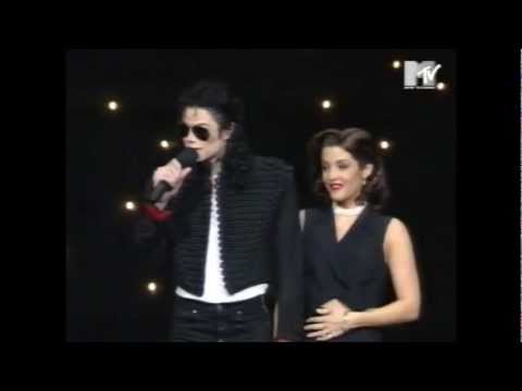 Michael Jackson Lisa Marie Presley MTV VMA 1994 - Kiss