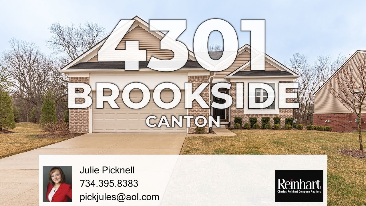 4301 Brookside Street, Canton, MI 48188 YouTube