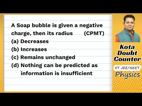 Video: Když se mýdlové bublině nabije záporný náboj?