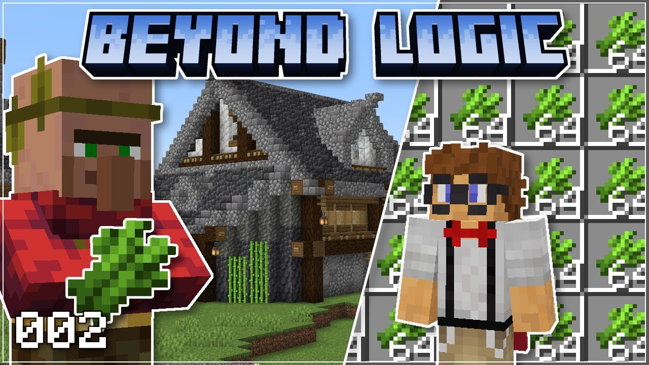 Villager Sugarcane Farm! - Beyond Logic 2: #2 - Minecraft 1.18 Let's Play Survival