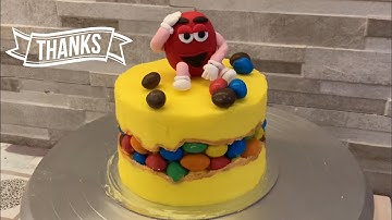 How to make Fault Line Cake M&M  | torta M&M come fare la fault line
