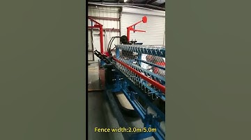Full automatic chain link fence diamond fence weaving machine