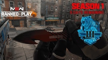 CAN I STILL GET DIAMOND RANK THIS SEASON? *MW3 RANKED PLAY*