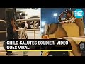 Video of child saluting soldier at Bengaluru airport goes viral